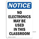 No Electronics May Be Used In