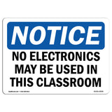 No Electronics May Be Used In