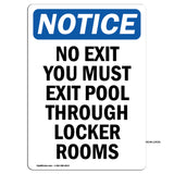 No Exit You Must Exit Pool Through Locker Rooms