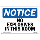 No Explosives In This Room