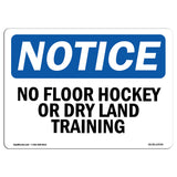 No Floor Hockey Or Dry Land Training