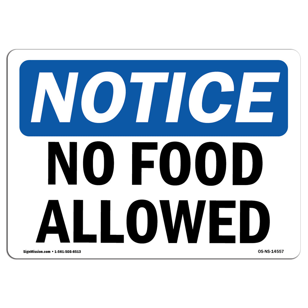 No Food Allowed