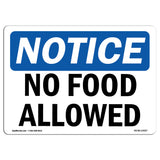 No Food Allowed
