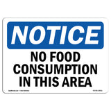 No Food Consumption In This Area