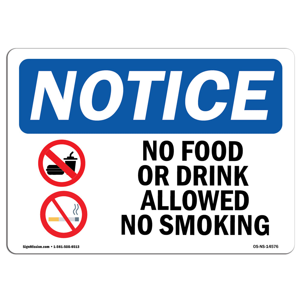 No Food Or Drink Allowed No Smoking