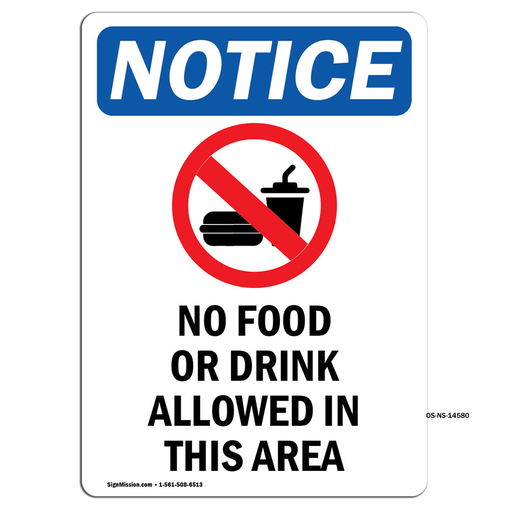 No Food Or Drink Allowed In This Area