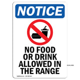 No Food Or Drink Allowed In The Range