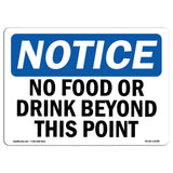 No Food Or Drink Beyond This Point