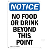 No Food Or Drink Beyond This Point