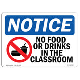 No Food Or Drinks In The Classroom