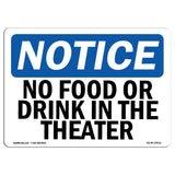 No Food Or Drinks In The Theater