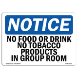 No Food Or Drinks No Tobacco Products In