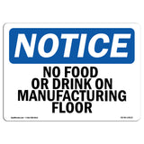 No Food Or Drinks On Manufacturing Floor