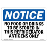 No Food Or Drinks To Be Stored In This Refrigerator