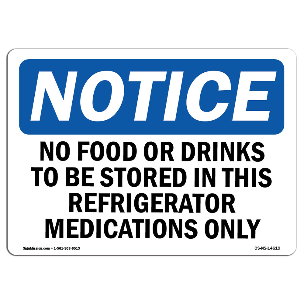 No Food Or Drinks To Be Stored In This Refrigerator