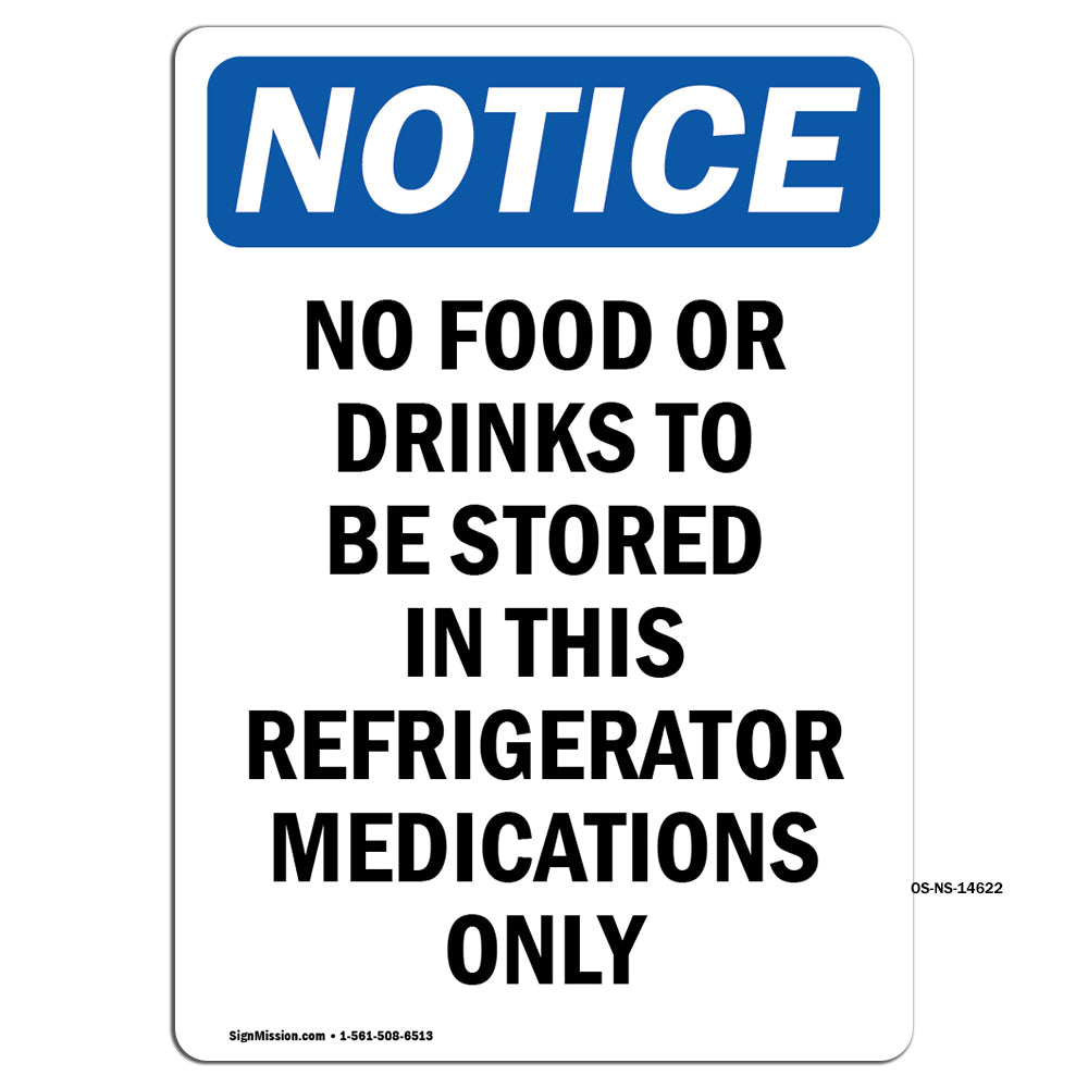 No Food Or Drinks To Be Stored In This Refrigerator