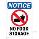No Food Storage