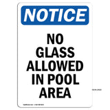No Glass Allowed In Pool Area