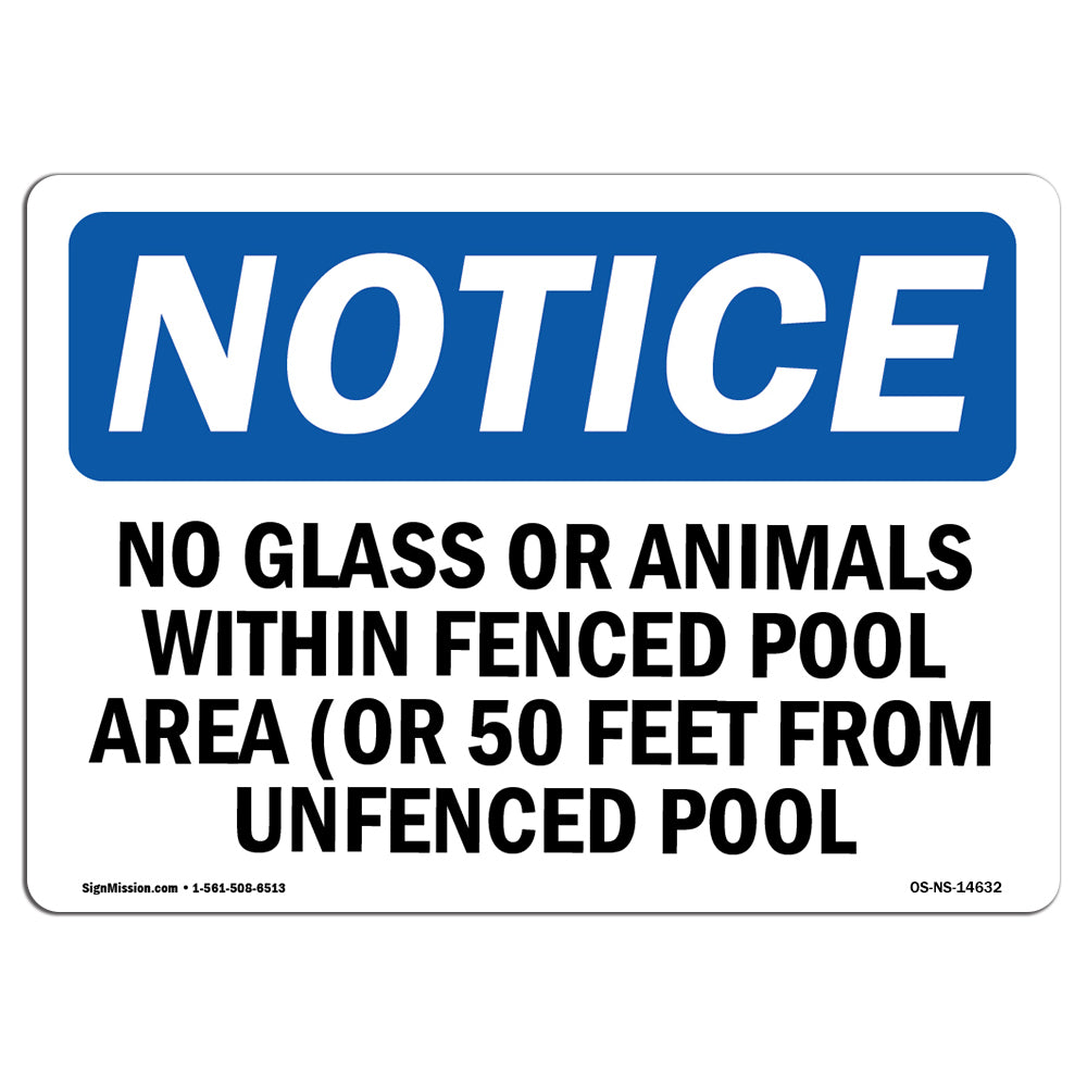 No Glass Or Animals Within Fenced Pool Area
