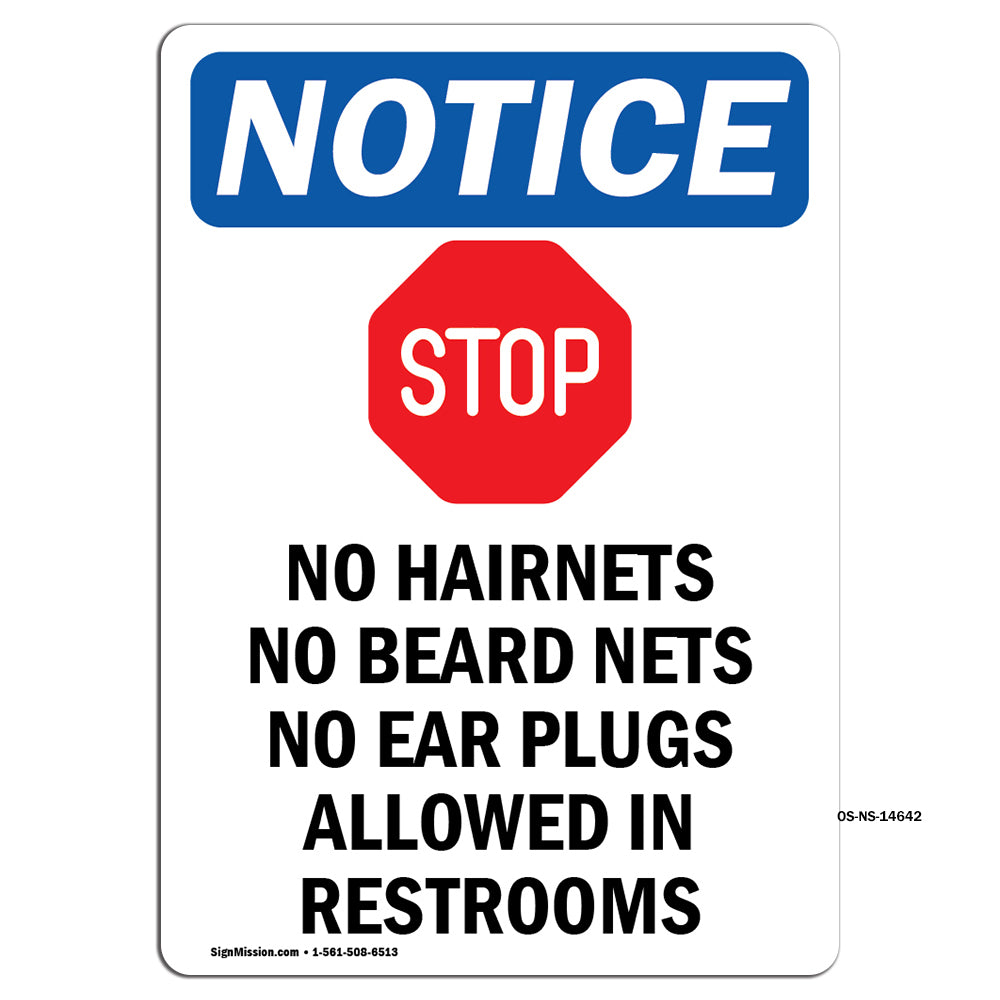 No Hairnets No Beard Nets No