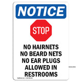 No Hairnets No Beard Nets No