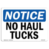 No Haul Trucks