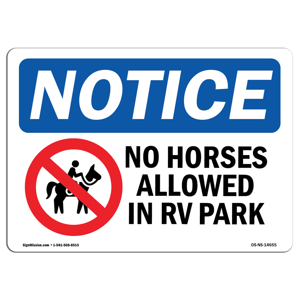 No Horses Allowed In RV Park