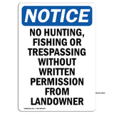 No Hunting, Fishing Or Trespassing