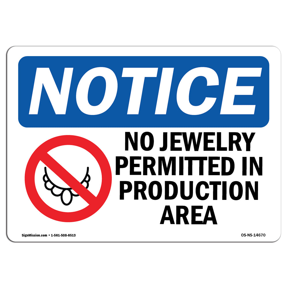 No Jewelry Permitted In Production