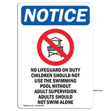 No Lifeguard On Duty Children