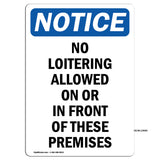 No Loitering Allowed On Or In Front Of These