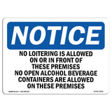 No Loitering Is Allowed On Or In Front Of