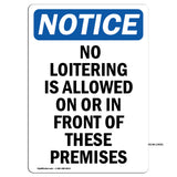 No Loitering Is Allowed On Or In Front Of