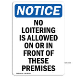 No Loitering Is Allowed On Or In Front Of