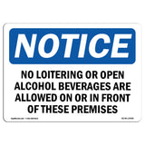 No Loitering Or Open Alcoholic Beverages