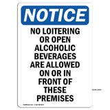 No Loitering Or Open Alcoholic Beverages