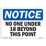 No One Under 18 Beyond This Point