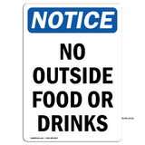 No Outside Food Or Drinks