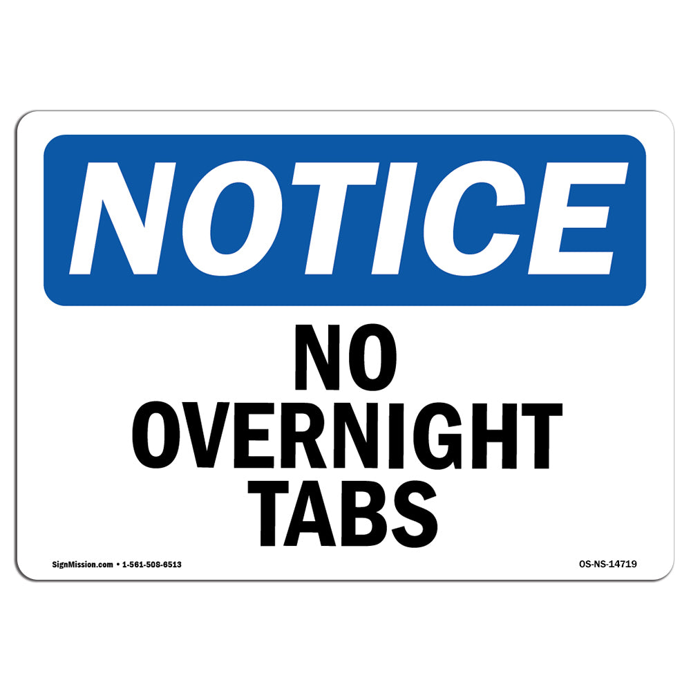 No Overnight Tabs