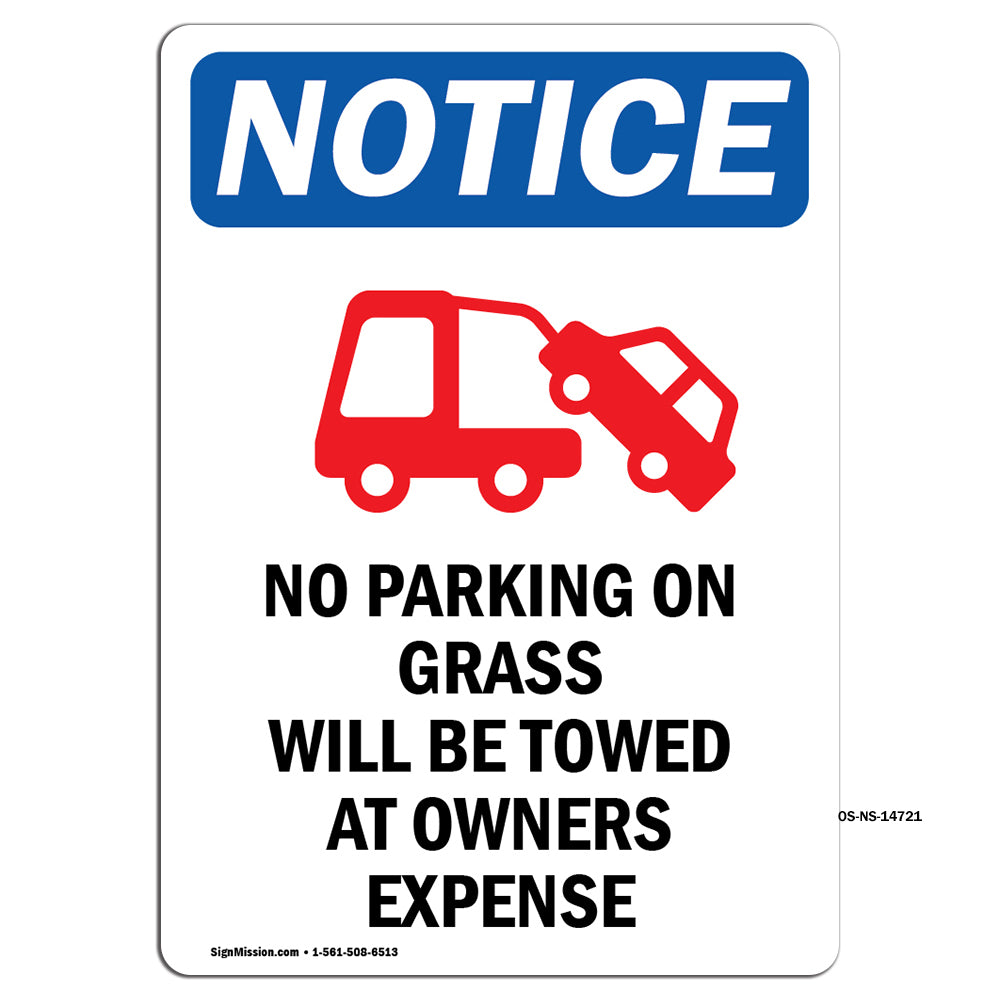 No Parking On Grass