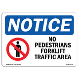 No Pedestrians Forklift