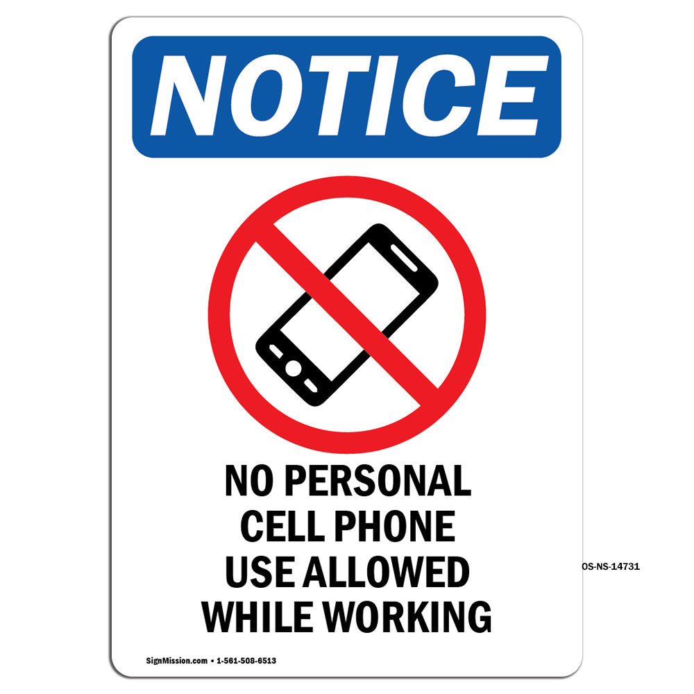 No Personal Cell Phone