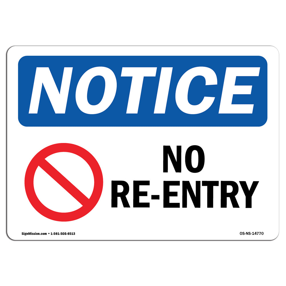 No Re-Entry
