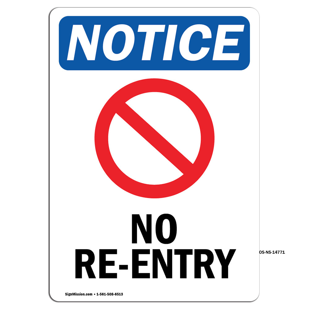 No Re-Entry