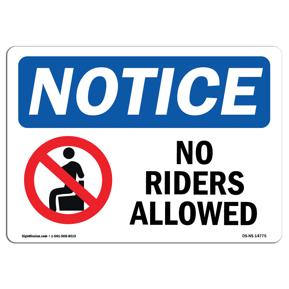 No Riders Allowed