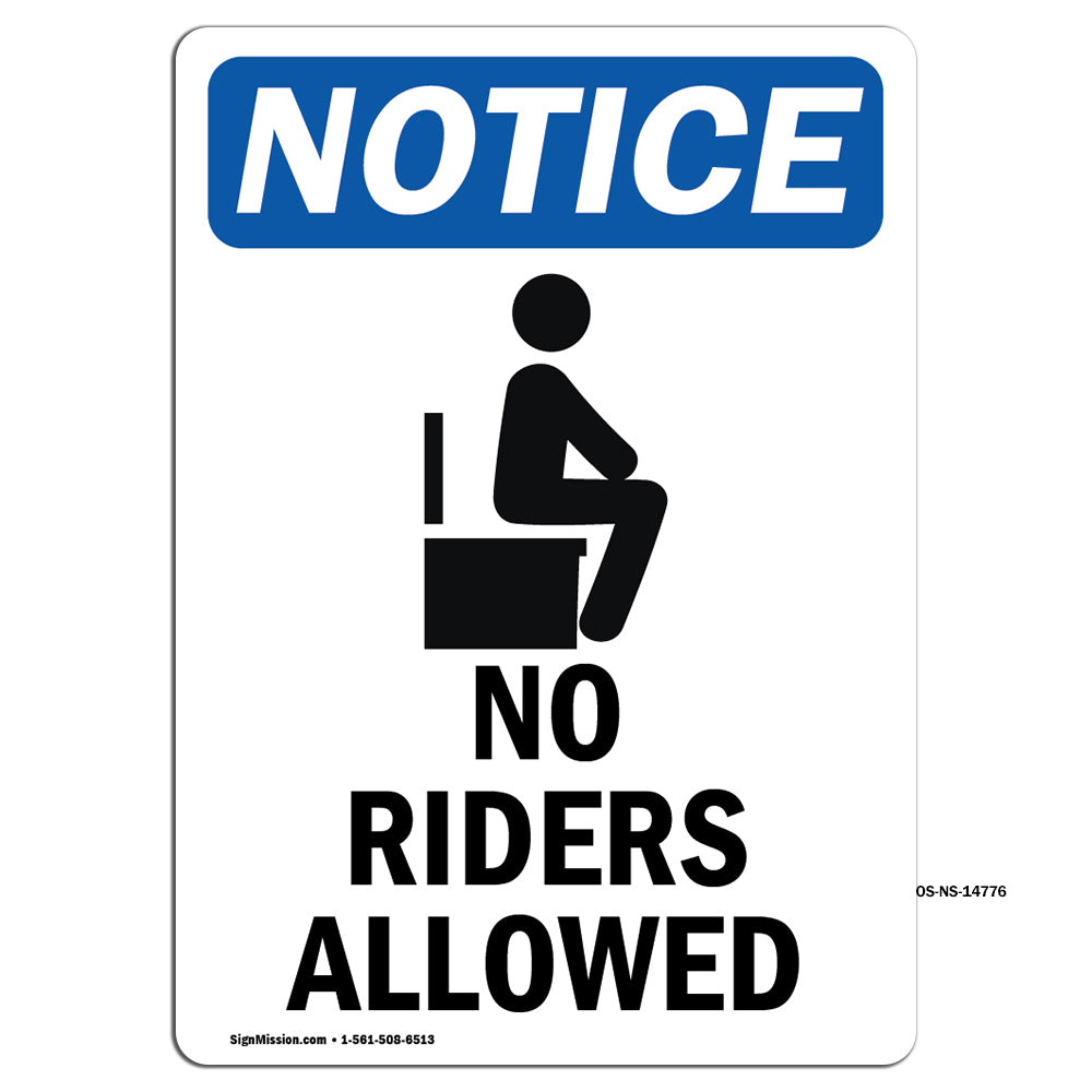 No Riders Allowed