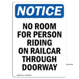 No Room For Person Riding On Railcar