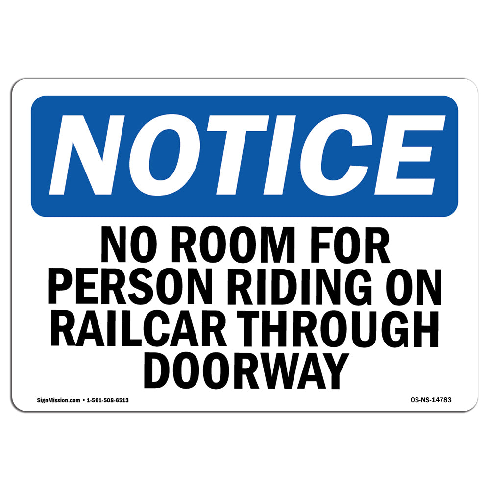 No Room For Person Riding On Railcar