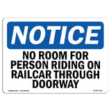 No Room For Person Riding On Railcar