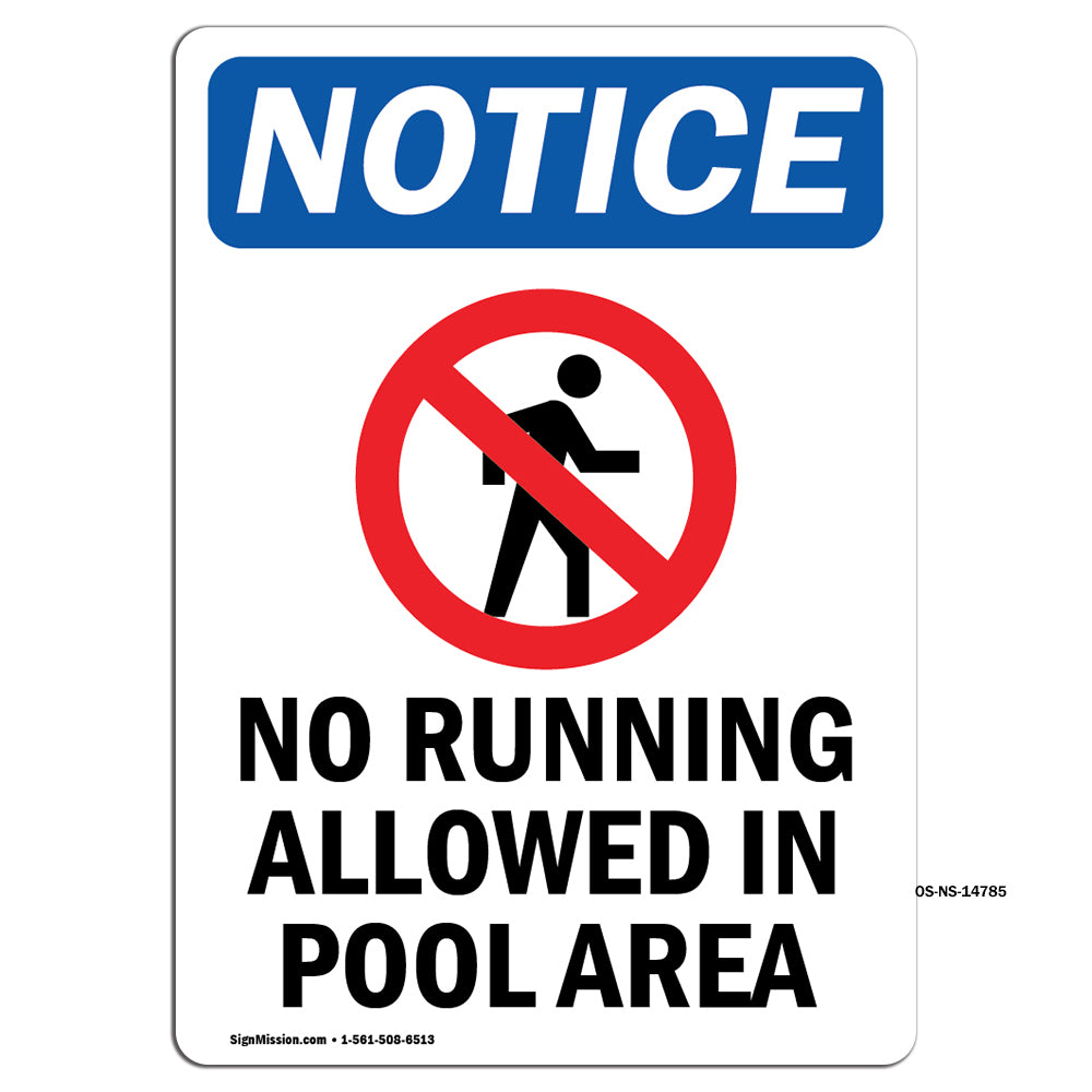 No Running Allowed In Pool Area
